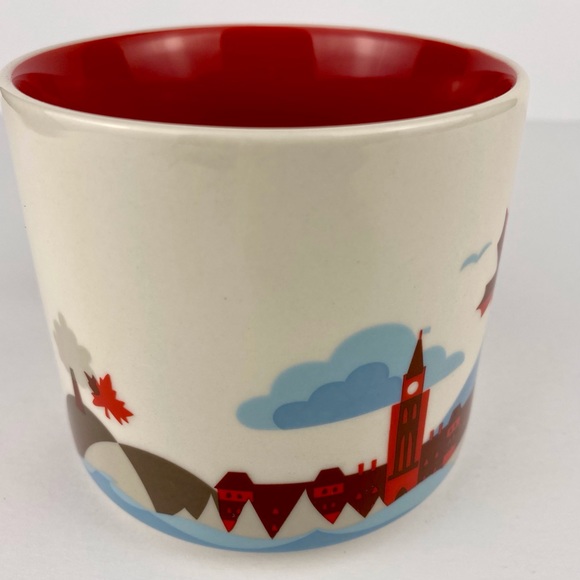 Starbucks You are Here "Canada" ceramic coffee mug, 2015 collectible 14 oz cup - Picture 4 of 8
